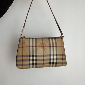 Burberry Vintage Nova Check Mini Shoulder Bag Made in Italy